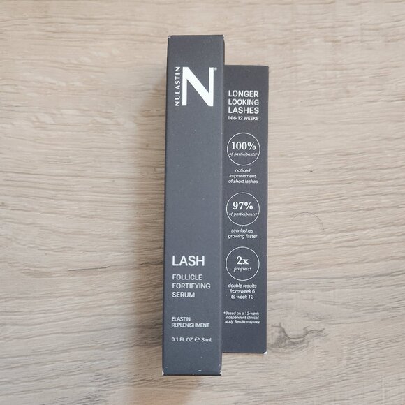 New Nulastin Lash Follicle Fortifying Serum Full Size 3 ml 0.1 oz - Picture 1 of 7